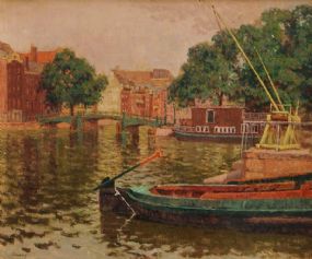 Kalman Kemney (20th/21st Century), Amsterdam Canals at Morgan O'Driscoll Art Auctions