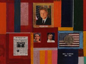 Martin Cooke (20th/21st Century), Bill Clinton at Morgan O'Driscoll Art Auctions