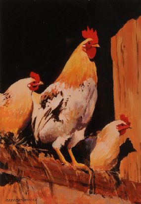Gregory Moore (20th/21st Century), Chicken Coup at Morgan O'Driscoll Art Auctions