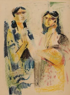 George Campbell RHA RUA (1917-1979), Gypsy Dancers, Spain at Morgan O'Driscoll Art Auctions