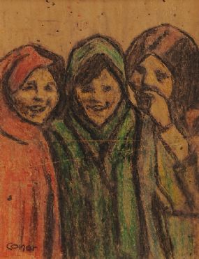 William Conor RHA RUA ROI (1881-1968), Laughing Mill Girls at Morgan O'Driscoll Art Auctions