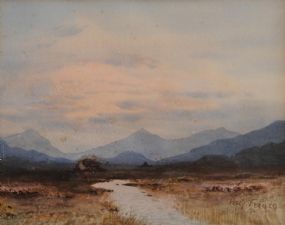 Percy French (1854-1920), West of Ireland Landscape at Morgan O'Driscoll Art Auctions