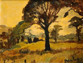 Ronald Ossory Dunlop RA RBA MEAC (1894-1975), Evening Sunset at Morgan O'Driscoll Art Auctions