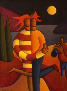 Alan Kenny (20th/21st Century), Lovers by Moonlight at Morgan O'Driscoll Art Auctions