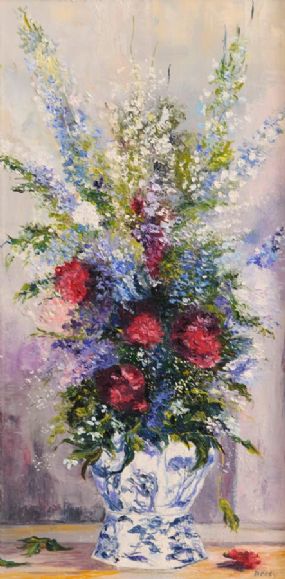 Patricia Deasy (20th/21st Century), Still Life, Vase of Flowers at Morgan O'Driscoll Art Auctions