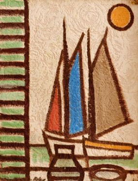 Markey Robinson (1918-1999), Boats In Sunlight at Morgan O'Driscoll Art Auctions