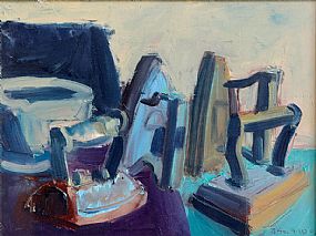 Brian Ballard RUA (b.1943), Still Life - Four Irons at Morgan O'Driscoll Art Auctions
