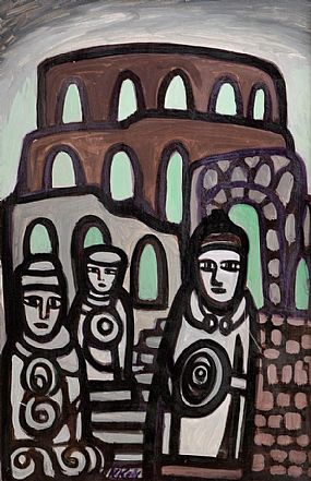 Markey Robinson (1918-1999), Celtic Figures at Morgan O'Driscoll Art Auctions