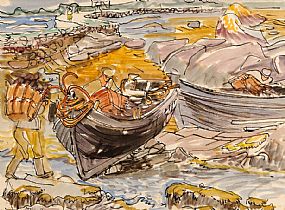 Alicia Boyle RBA (1908-1997), The Bridge to Crappagh 1950 at Morgan O'Driscoll Art Auctions