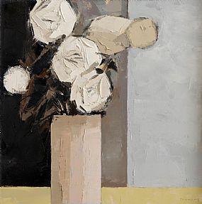 Paul Donaghy (20th/21st Century), White Roses at Morgan O'Driscoll Art Auctions