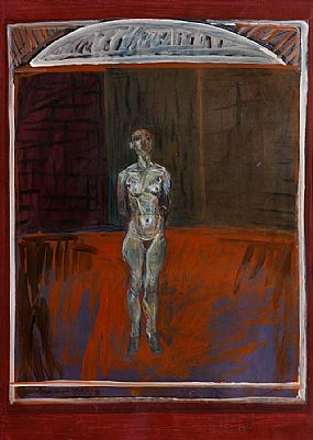 Brian Bourke HRHA (b.1936), Standing Figure, Dublin at Morgan O'Driscoll Art Auctions