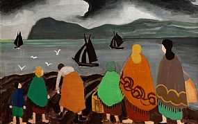 Markey Robinson (1918-1999), The Potato Pickers at Morgan O'Driscoll Art Auctions