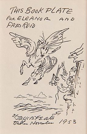 Jack Butler Yeats RHA (1871-1957), Book Plate for Eleanor and Fred Reid at Morgan O'Driscoll Art Auctions