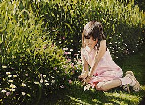 John Murphy (20th/21st Century), Admiring Wild Flowers, Botanic Gardens at Morgan O'Driscoll Art Auctions