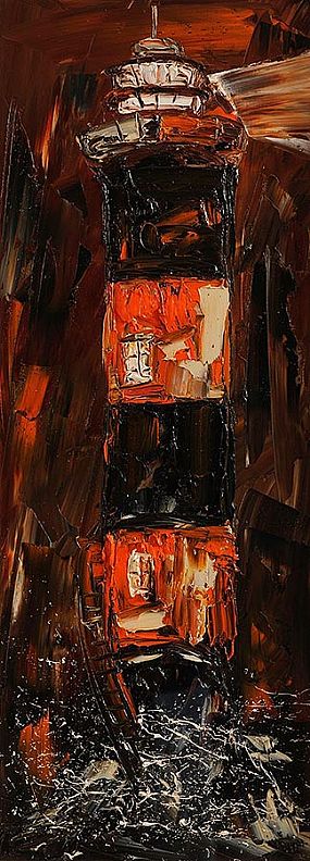 Michael Smyth (b.1961), The Lighthouse at Morgan O'Driscoll Art Auctions