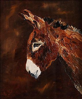 Michael Smyth (b.1961), Head Study, Donkey at Morgan O'Driscoll Art Auctions