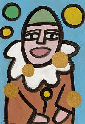 Markey Robinson (1918-1999), Clown at Morgan O'Driscoll Art Auctions