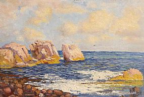 David Bond Walker (1891-1977), Coastal Scene at Morgan O'Driscoll Art Auctions