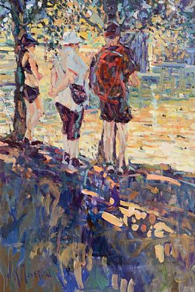 Arthur K. Maderson (b.1942), The Bridge at St Jean Du Gard, France at Morgan O'Driscoll Art Auctions