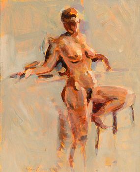 Mark O'Neill (b.1963), Female Nude Study at Morgan O'Driscoll Art Auctions
