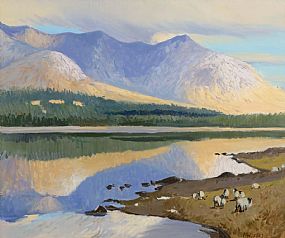 Inagh Valley, Early Morning, Connemara at Morgan O'Driscoll Art Auctions