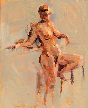 Mark O'Neill (b.1963), Female Nude Study at Morgan O'Driscoll Art Auctions