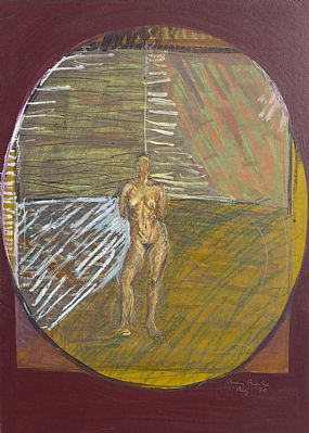 Brian Bourke HRHA (b.1936), Figure in a Landscape (Mother Earth The Four Seasons) at Morgan O'Driscoll Art Auctions