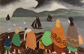 Markey Robinson (1918-1999), The Potato Pickers at Morgan O'Driscoll Art Auctions
