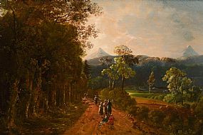 William Sadler, View of the Great Sugar Loaf and Little Sugar Loaf, Co. Wicklow at Morgan O'Driscoll Art Auctions