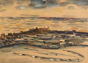 Norah McGuinness, Continental Coastal Landscape at Morgan O'Driscoll Art Auctions