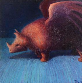 John Boyd, Winged Rhinoceros at Morgan O'Driscoll Art Auctions