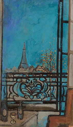 Markey Robinson, View of the Eiffel Tower at Morgan O'Driscoll Art Auctions