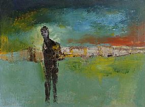 Gerald Davis, Figure in the Landscape at Morgan O'Driscoll Art Auctions