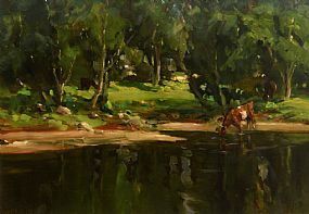 James Humbert Craig, River Dun, Cushendun at Morgan O'Driscoll Art Auctions