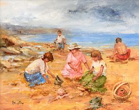 Day at the Beach at Morgan O'Driscoll Art Auctions