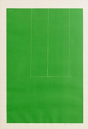 Robert Motherwell, London Series I: Untitled (Green) (1971) at Morgan O'Driscoll Art Auctions