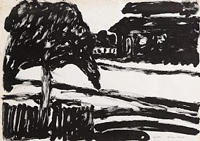 William Crozier, Landscape with Trees (1982) at Morgan O'Driscoll Art Auctions