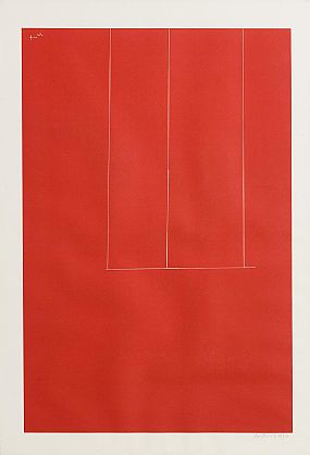 Robert Motherwell, London Series I: Untitled (Red) (1971) at Morgan O'Driscoll Art Auctions