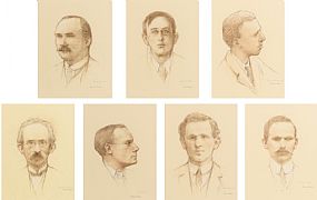 Thomas Ryan, Portraits of the1916 Rising Leaders at Morgan O'Driscoll Art Auctions