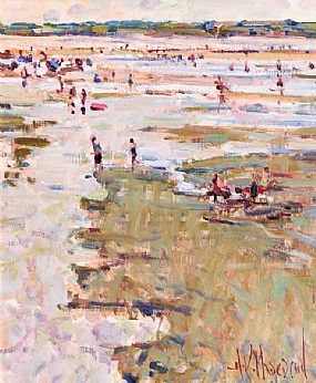 Arthur K. Maderson, Tramore Beach, Low Tide at Morgan O'Driscoll Art Auctions