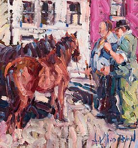 Arthur K. Maderson, Simply Pointing Out at Tallow Horse Fair at Morgan O'Driscoll Art Auctions