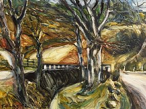 Donald Teskey, Wooded Landscape (1992) at Morgan O'Driscoll Art Auctions