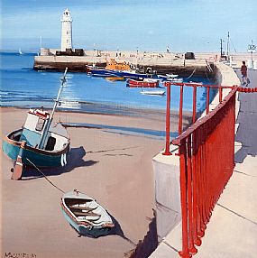 Low Tide, Donaghadee, Co. Down (1990) at Morgan O'Driscoll Art Auctions