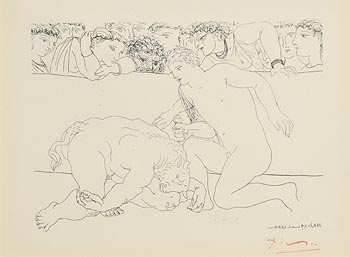 Pablo Picasso, Suite Vollard (1952) at Morgan O'Driscoll Art Auctions