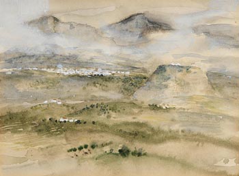 George Campbell, Spanish Village at Morgan O'Driscoll Art Auctions