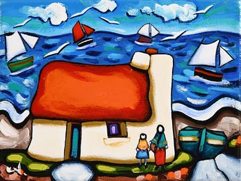 Annie Robinson, Our Cottage Home at Morgan O'Driscoll Art Auctions