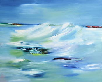 Majella O'Neill Collins, Sherkin Sea (2017) at Morgan O'Driscoll Art Auctions