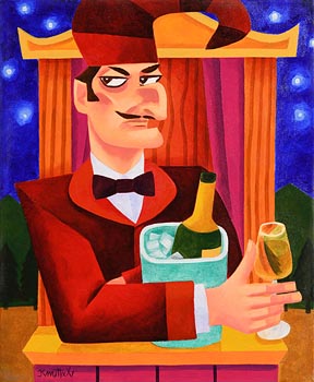 Graham Knuttel (1954-2023), Cheers, Mr Punch at Morgan O'Driscoll Art Auctions