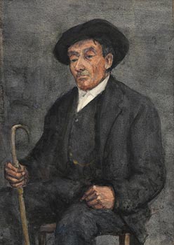 Ronald Ossory Dunlop, Portrait of Rochel at Morgan O'Driscoll Art Auctions