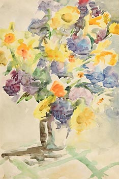 Daniel O'Neill, Still Life - Flowers at Morgan O'Driscoll Art Auctions